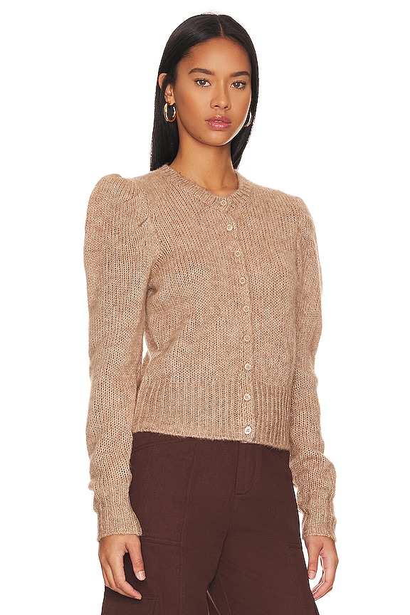 view 2 of 4 Nafie Cardigan in Heather Oatmeal