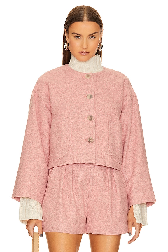 view 2 of 5 CHAQUETA DELIA in Violet Melange