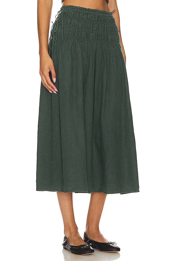 view 2 of 4 Clover Skirt in Jungle Green