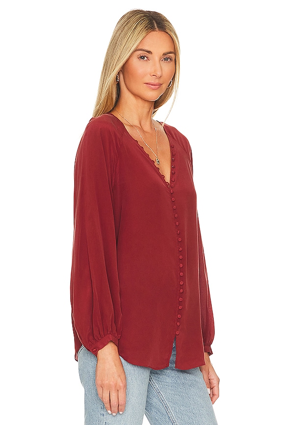 view 2 of 4 Shariana Top in Russet Brown