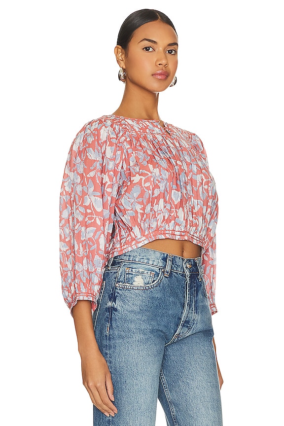 view 2 of 4 May Top in Celestial Blue Multi