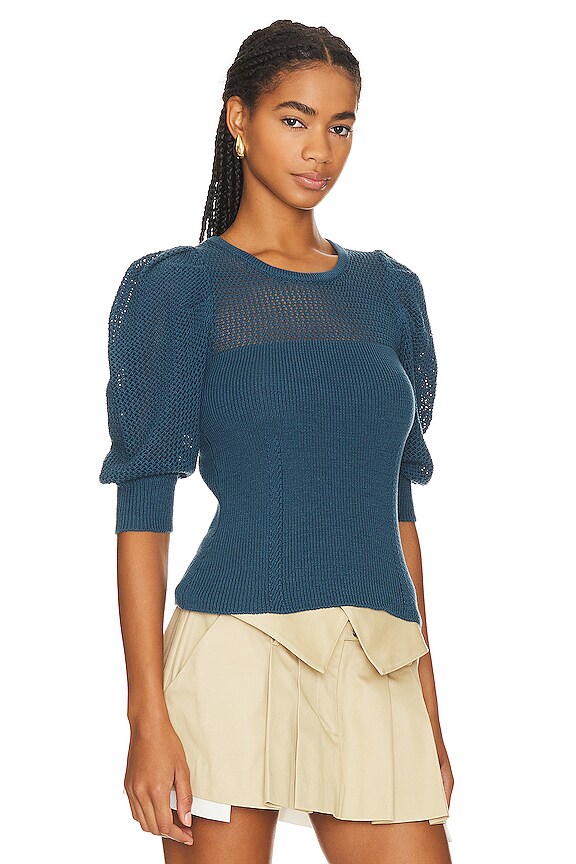view 2 of 4 Margaux Top in Indian Teal