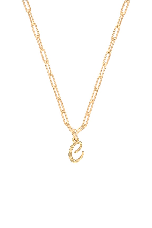 view 2 of 2 COLLIER INITIAL in Gold