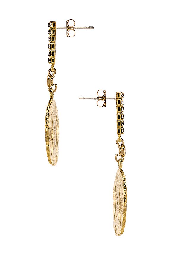 view 2 of 3 Tribute Coin Earrings in Gold