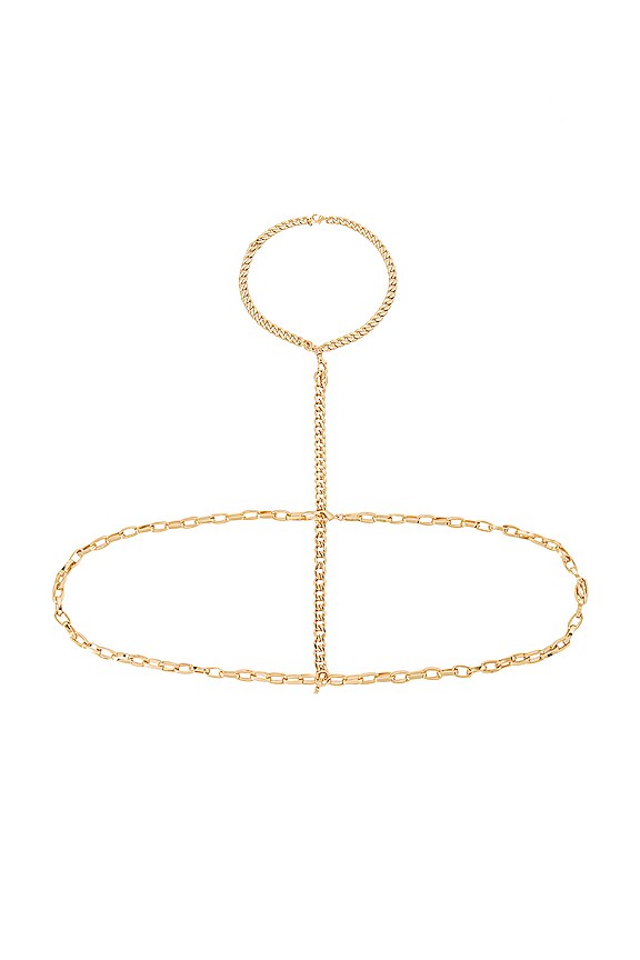 view 2 of 3 Alex Body Chain in Gold
