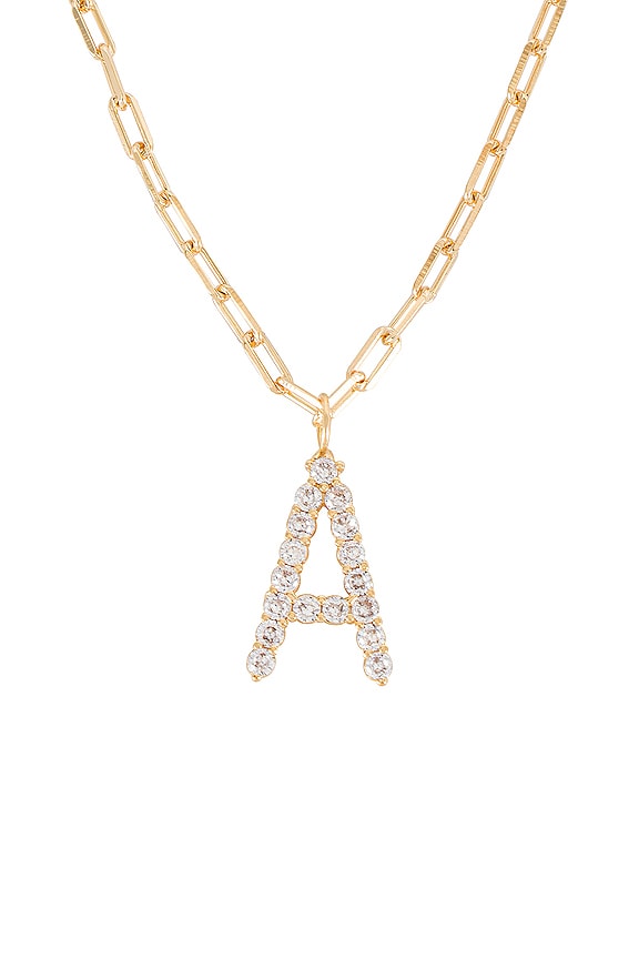 view 2 of 2 X REVOLVE CZ Initial Necklace in Gold