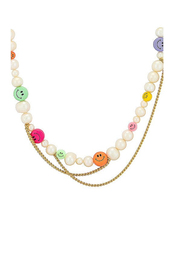 view 2 of 2 Smile Like You Mean It Necklace in White