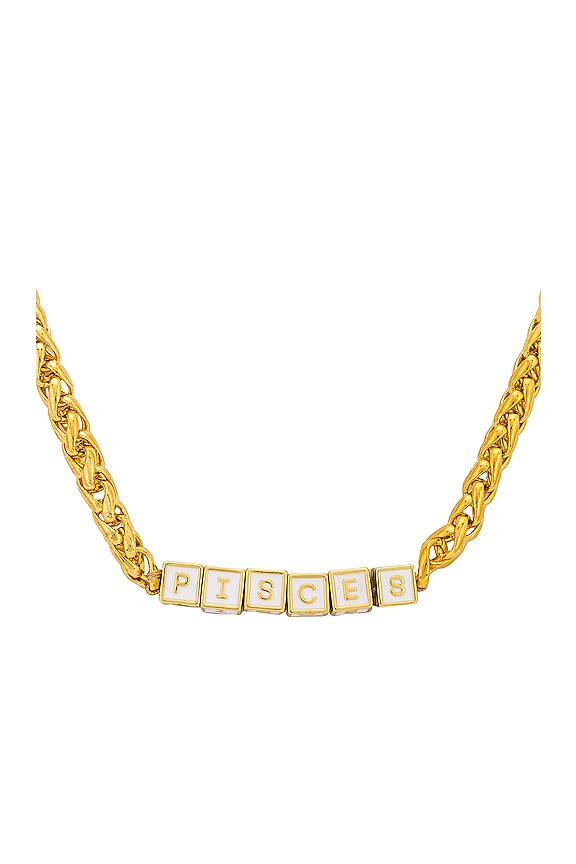 view 2 of 2 x REVOLVE Say My Name Necklace in White Horoscope