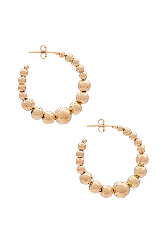 view 2 of 3 Baller Hoops in Gold