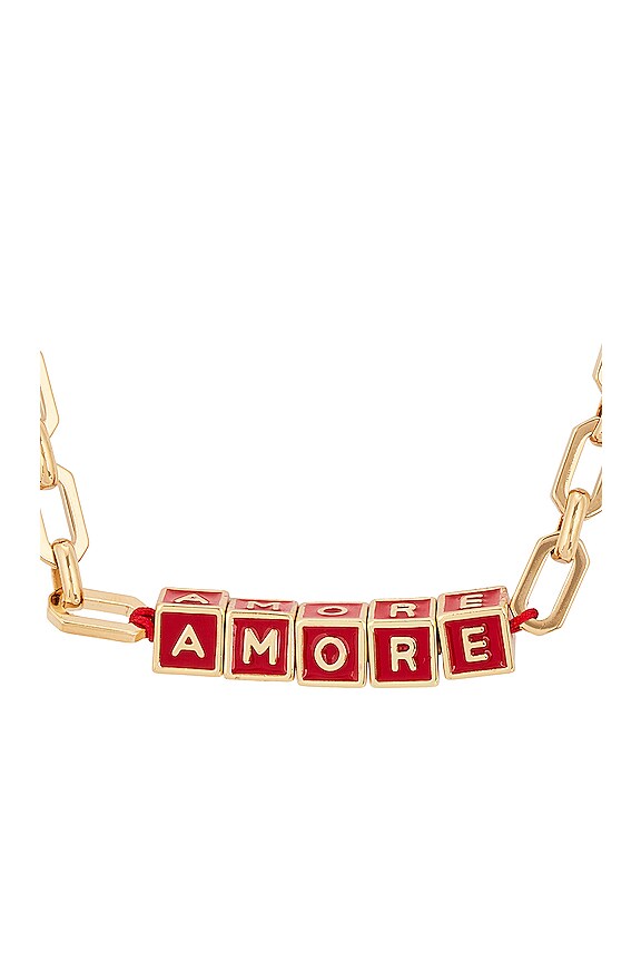 view 2 of 2 COLLIER SAY MY NAME in Amore Red