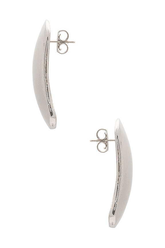 view 2 of 2 PENDIENTES DE LÁGRIMA RECTANGLE in Silver