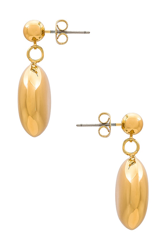view 2 of 2 X Revolve Mini Drop Earring in Gold