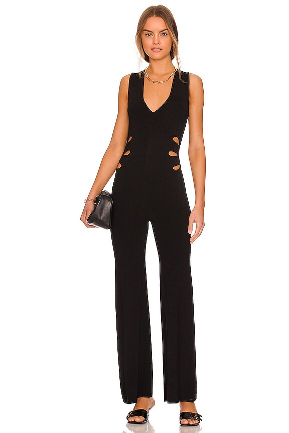 view 1 of 4 Cher Cut Out Jumpsuit in Black