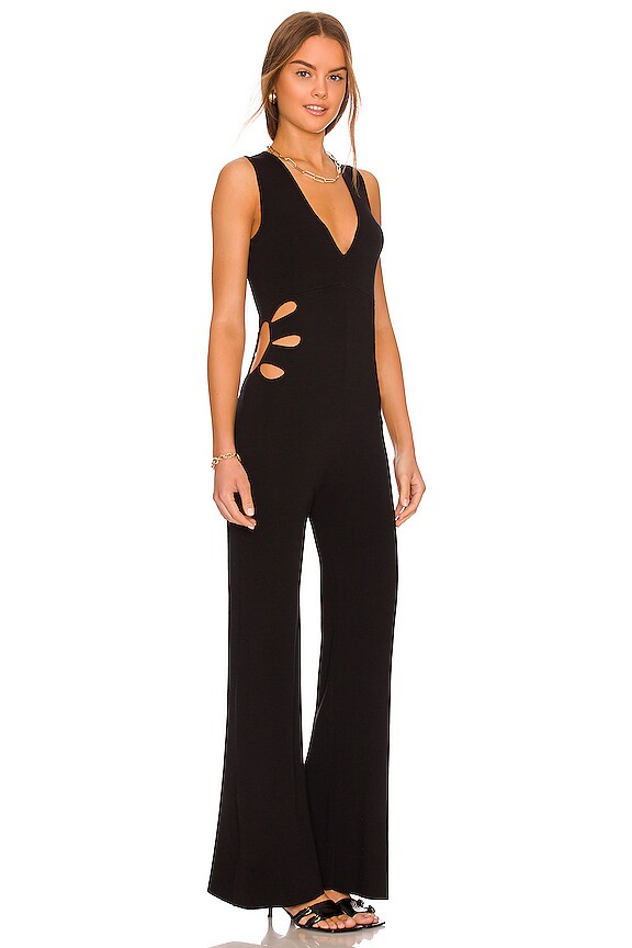 view 2 of 4 Cher Cut Out Jumpsuit in Black