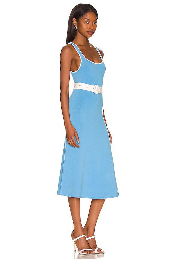 view 2 of 3 Midi Tank Dress in Cornflower