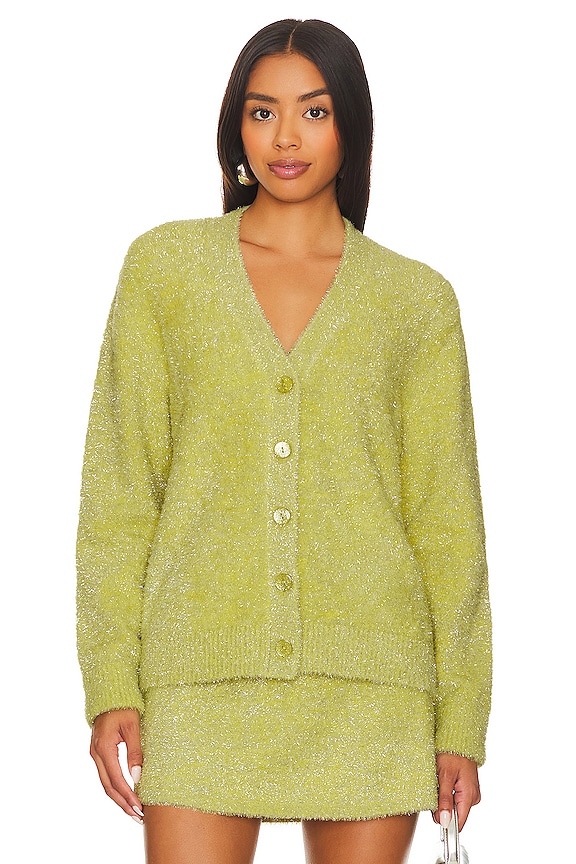 view 2 of 6 가디건 in Chartreuse