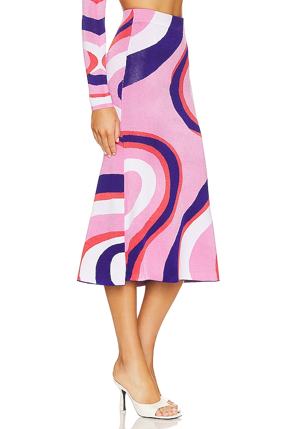 view 2 of 4 FALDA SPIRALS MERMAID in White Spirals