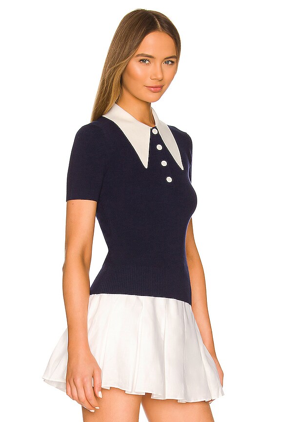 view 2 of 4 Short Sleeve Polo in Navy
