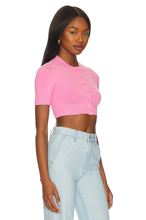 view 2 of 4 Short Sleeve Crop Top in Taffy