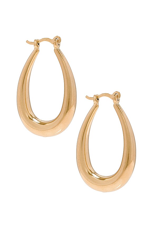 view 1 of 2 PENDIENTES in 18k Gold Plated Brass