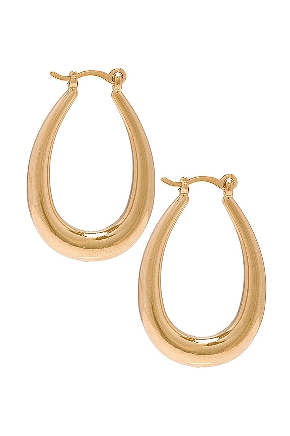 view 2 of 2 PENDIENTES in 18k Gold Plated Brass