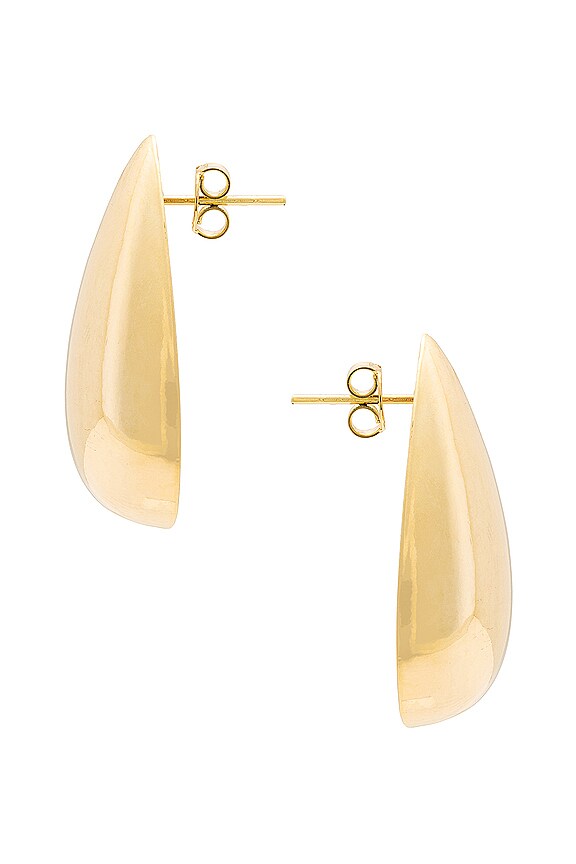 view 2 of 2 PENDIENTES in 18k Gold Plated Brass