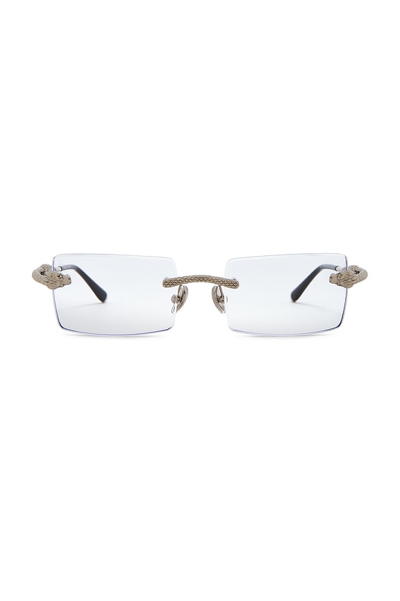 view 1 of 3 Serpent Authentic Glasses in Clear Silver