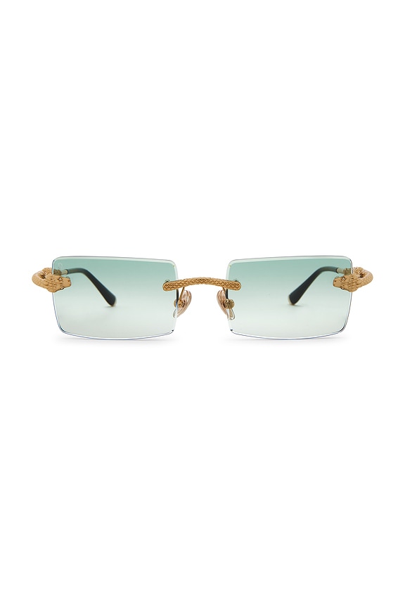 view 1 of 3 Serpent Authentic Glasses in Green Tint