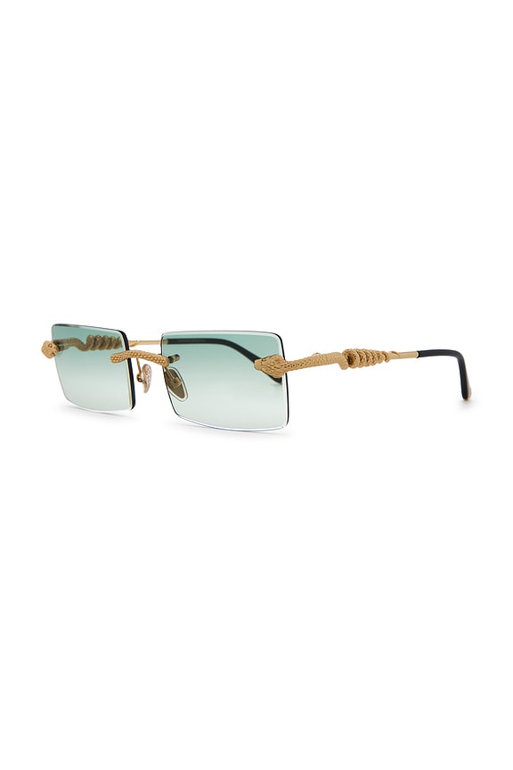 view 2 of 3 Serpent Authentic Glasses in Green Tint