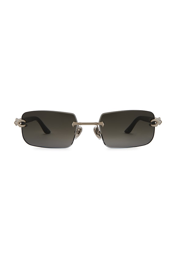 view 1 of 3 LUNETTES DE SOLEIL HYDRA in BLACK TINT SILVER HYDRA