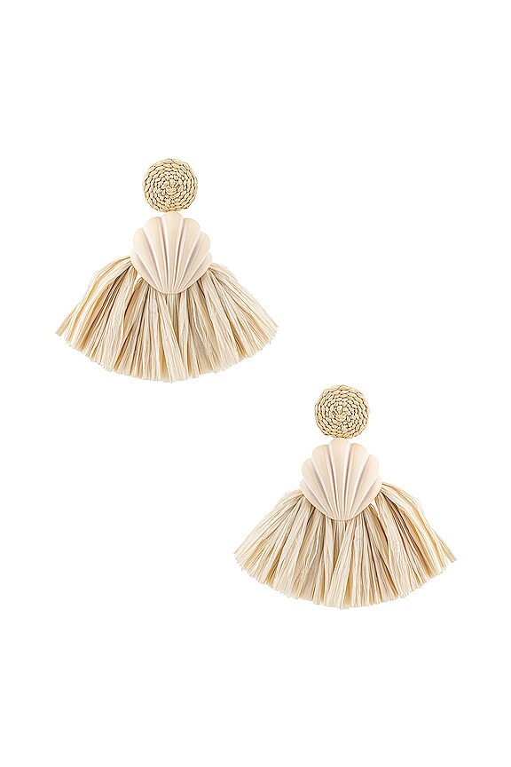 view 1 of 2 BOUCLES D'OREILLES MOON SHELL in Natural