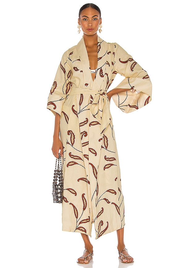 view 2 of 4 Ecru Soul Quest Kimono in Ecru