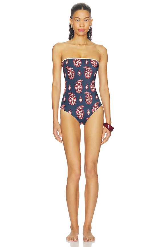 view 1 of 4 MAILLOT DE BAIN 1 PIÈCE ALTA MAR in Navy & Rose