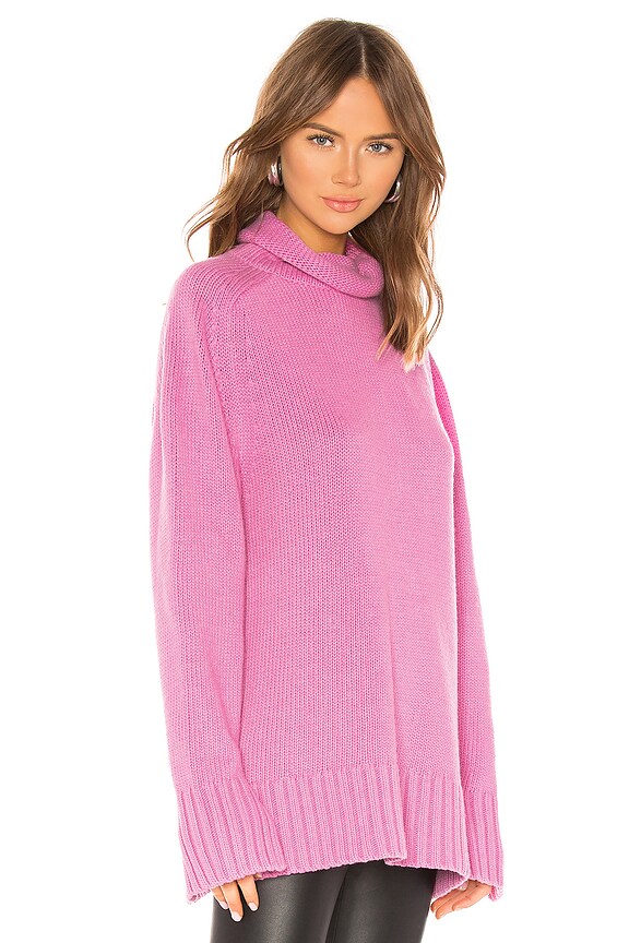 view 2 of 4 JERSEY HIGH NECK in Carnation Pink