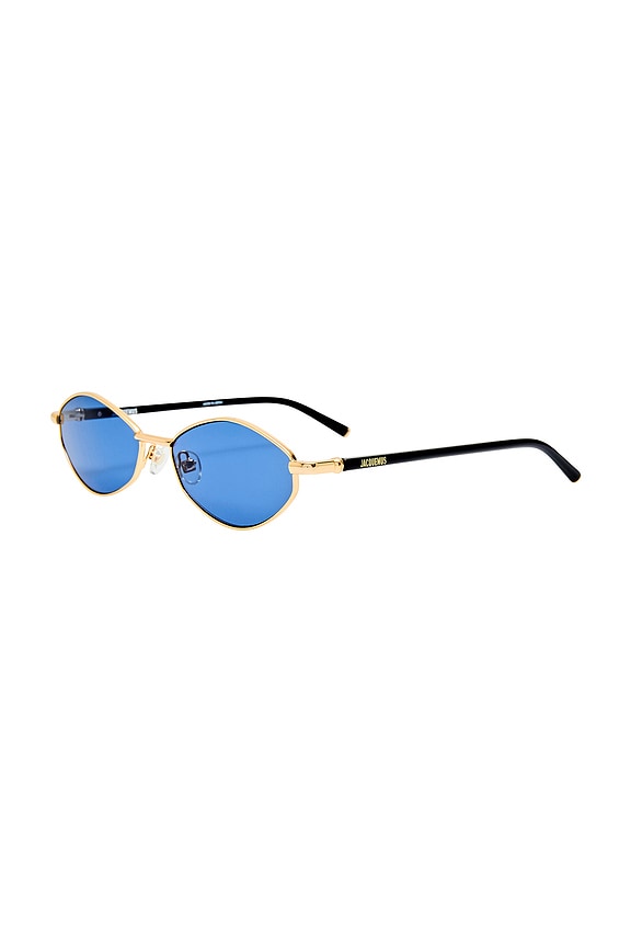 view 2 of 3 GAFAS DE SOL in Light Gold, Black, & Navy