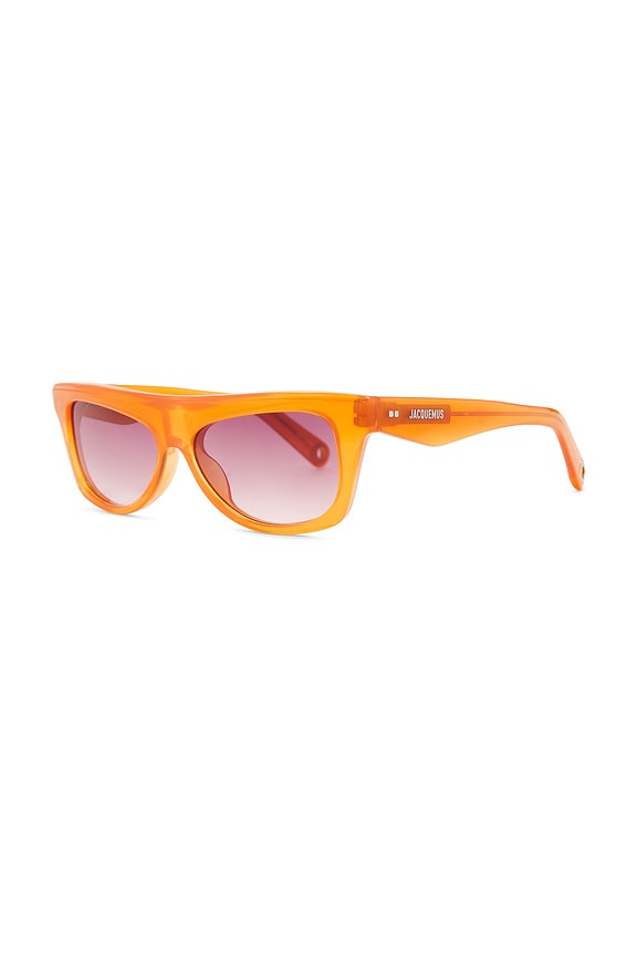 view 2 of 3 Pina Sunglasses in Milky Amber, Silver, & Rose