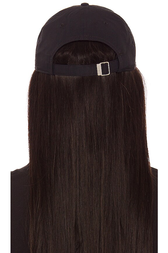 view 2 of 3 Washed Cap in Black & Gym Red