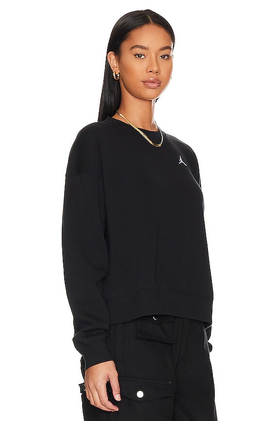 view 2 of 5 RAS DE COU FLEECE in Black & White