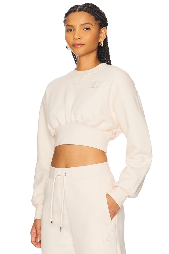 view 2 of 5 Flight Fleece Cropped Sweatshirt in Guava Ice
