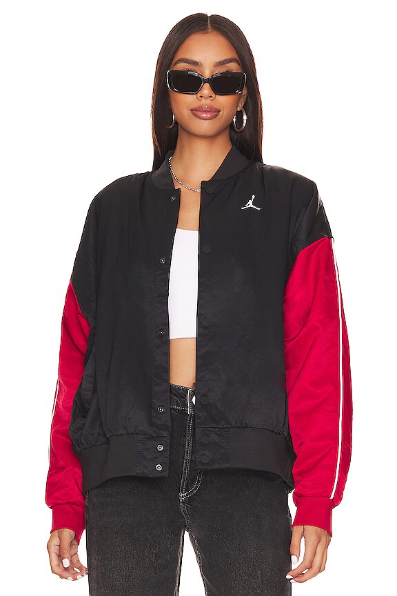 view 1 of 4 CHAQUETA RENEGADE in Black, Gym Red, & White