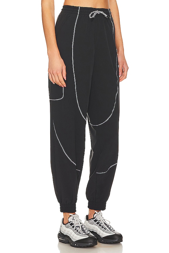 view 2 of 4 PANTALON TUNNEL in Black & Stealth