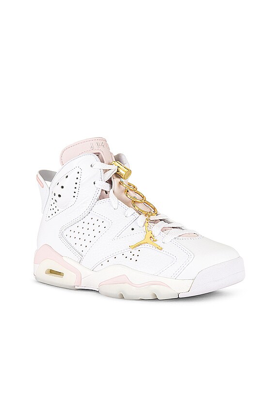 view 2 of 6 ZAPATILLA DEPORTIVA AIR JORDAN 6 RETRO in White, Metallic Gold, Barely Rose, & Sail