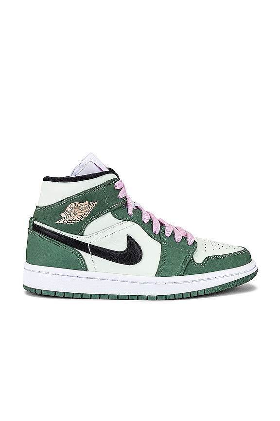 view 1 of 6 ZAPATILLA DEPORTIVA AIR JORDAN 1 MID in Dutch Green, & Black Barely Green