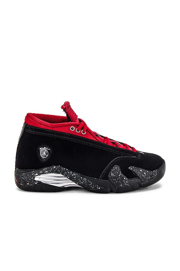 view 1 of 6 SNEAKERS AIR JORDAN 14 RETRO LOW in Black, Gym Red, & Metallic Silver