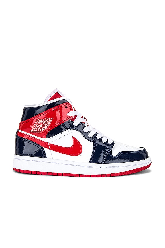 view 1 of 6 ZAPATILLA DEPORTIVA AIR JORDAN 1 in Midnight Navy, University Red, & White