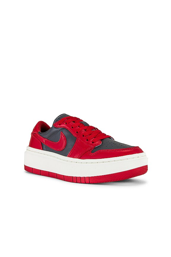 view 2 of 6 AIR JORDAN 1 ELEVATE LOW スニーカー in Dark Grey, Varsity Red, & Snail