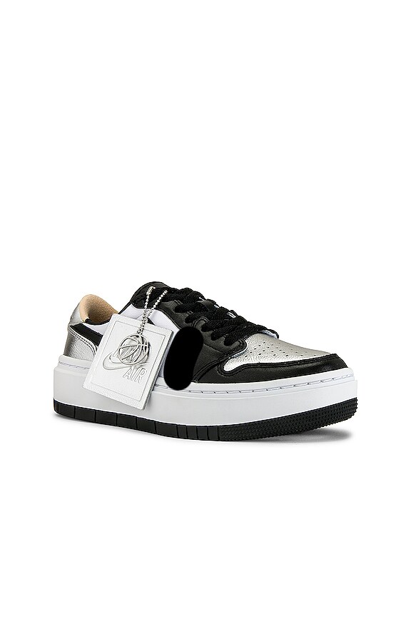 view 2 of 7 ZAPATILLA DEPORTIVA AIR JORDAN 1 ELEVATE LOW in Metallic Silver, Black, White, & White Onyx