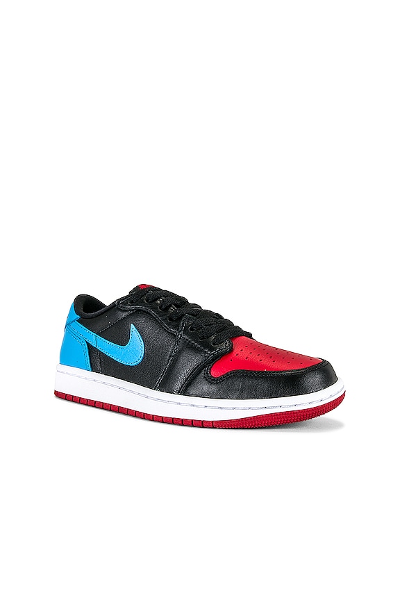 view 2 of 6 SNEAKERS AIR JORDAN 12 RETRO in Black, Dark Powder Blue, & Gym Red