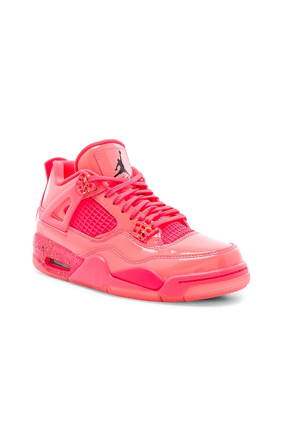 view 2 of 6 BASKETS AIR JORDAN RETRO IV in Hot Punch, Black & Volt