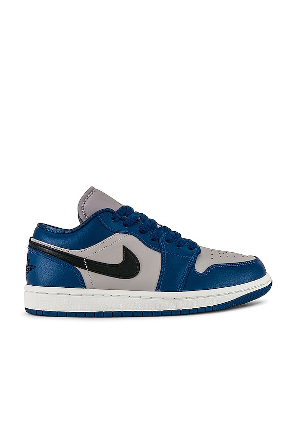 view 1 of 7 SNEAKERS AIR JORDAN 1 LOW in French Blue & Black College Grey